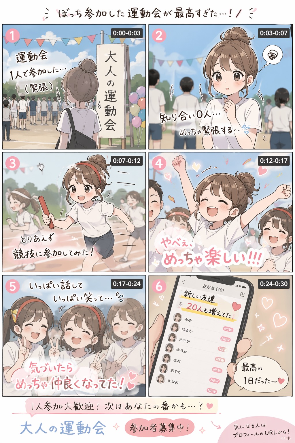 一人参加 絵コンテ